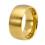 Stainless Steel Arc Ring Gold Size 9 1