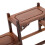 Étagère en bois pour objets de collection, couleur café, 6,5 x 7