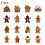 Lebkuchenmann-Ornamente, 7 cm, 16er- oder 32er-Packung 8
