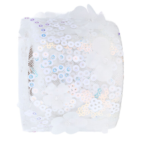Polyester Sequined Tulle Roll for DIY Crafts 1