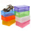 Clear Shoe Storage Boxes Foldable Stackable 5 pcs 10.8 x 2