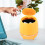 OUNONA Mini Trash Can with Lid Yellow 7
