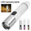 Portable LED Camping Light USB Rechargeable Battery Operated 2