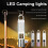 Portable LED Camping Light USB Rechargeable Battery Operated 4