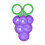 Fruit-Shaped Scissors Set with Protective Cover, 4-Piece 2
