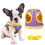 Cat Harness and Leash Set Adjustable Vest with Reflective 3