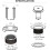 Matte Black Bathtub Drain and Overflow Kit Universal 6