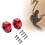 Motorcycle Handlebar Riser Aluminum Alloy Red 7