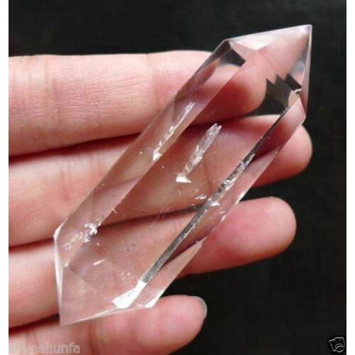 Clear Quartz Crystal Healing Wand Point Natural Rock 1