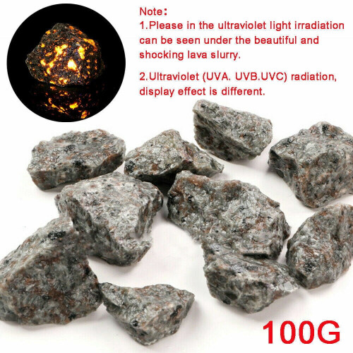 Yooperlite Flame Fire Stone Mineral Specimens 100g Natural 2