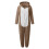 Bear Ear Plush-Lined One-Piece Pyjama Set Hooded Ages 3-12 4