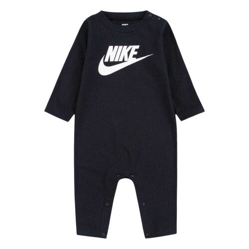 Nike (9 months, Black) Nike Baby Logo Crew Neck Romper
