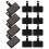 Bike Disc Brake Pads Black 6 Sets 1