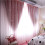 Starry Sky Voile Grommet Curtains Pink 200x150cm 4