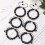 Black Onyx Bead Bracelet for Men 10mm Adjustable 3