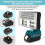 50W LED Portable Work Light for 18V Battery Tools 6