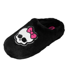 (7 UK-8 UK, Black) Monster High Womens/Ladies Character Mule Slippers