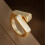 Women's Gold Silver Chunky Open Ring Adjustable 2