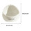 Ceramic Bird Feeder and Water Bowl with Peony Pattern White 2
