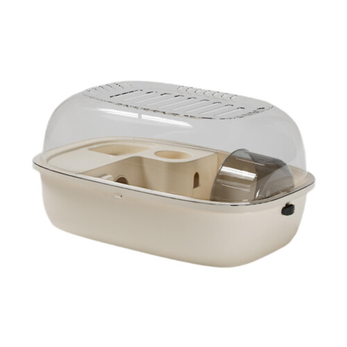 Hamster Cage Open-Top Enclosure for Small Animals Beige 1