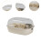 Hamster Cage Open-Top Enclosure for Small Animals Beige 6