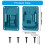 ABS Wall Mount Tool Holders for 18V Cordless Devices 5-Pack 3