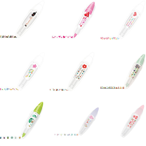 Decorative Pens Cute Animal Design Press-Type 1 Pack