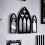 Gothic Cathedral Window Mirror Set of 3 Clear Arched 2