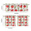 Cherry Kitchen Curtains and Valance Set 3-Piece Rod Pocket 5