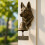 Dog Welcome Doorbell Cast Iron Wall-Mounted Bell for Yard 8