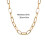 Chunky Thick Link Chain Choker Necklace Silver Gold Plated 7