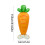 Standing Carrot-Shaped Easter Balloon 61 inch 3