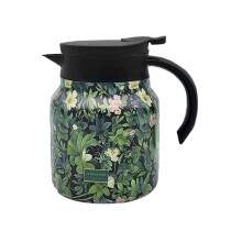 Stainless Steel Teapot with Infuser 34 oz Vintage Floral
