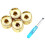 Volume Amplifier Knob for Guitar Golden 4 pcs 8