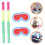 Eyeglasses Piñata Hanging Decor Multi-Colored Paper 4 pcs 8