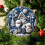 White and Blue Acrylic Christmas Ornaments Snowman Tree 7