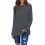 Women's Crew Neck Sweater Gray Size 2XL 1
