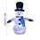 Inflatable Christmas Snowman with Lights 2 pcs 2