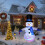 Inflatable Christmas Snowman with Lights 2 pcs 5