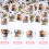 Highland Cow Confetti Double-Sided Brown 200 Pcs 3