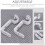Curtain Rod Bracket No-Drill White 2 Pairs 2