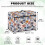 Hibiscus Flower Sewing Machine Dust Cover with Pocket 7