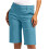 Women's Solid Elastic Twill Waist Hiking Shorts 1 Pair 2