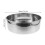 Stainless Steel Cotton Candy Machine Round Tray Silver 2 Pcs 6