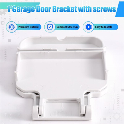 Garage Door Bracket for Ring Alarm Contact Sensor 2nd Gen, Compatible for Ring Accessory (1Pack, Sensor Not Included) 1