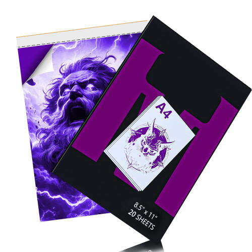 Tattoo Stencil Paper A4 20 Sheets 4-Layer Clear Dotted-Line