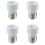 4X Lamp Adapter Lamp Socket for GU10 to E27 Light Bulbs 2