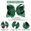 Hair Bows with Alligator Clips Solid Color 2 pcs 6