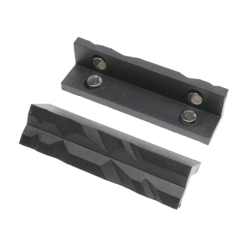 Universal 4-inch Vise Soft Jaws Magnetic Reversible Pads 1