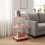 Pink Mobile Mini Table with Wheels 1 Unit 4